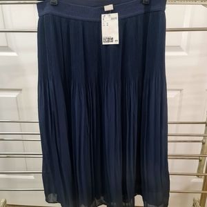 BRAND NEW H&M Blue Elegant Flair Skirt Maxi Large